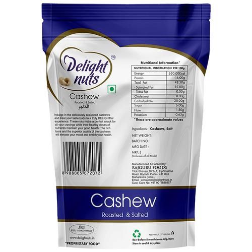 Delight Nuts Roasted & Salted Cashew Image