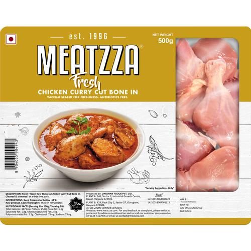 Meatzza Fresh Chicken Curry Cut Bone In Image