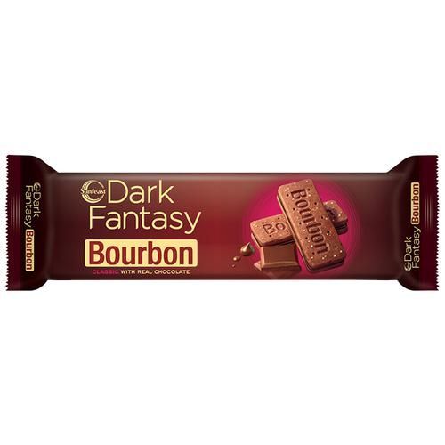 Sunfeast Dark Fantasy Bourbon Chocolate Cream Biscuits Image