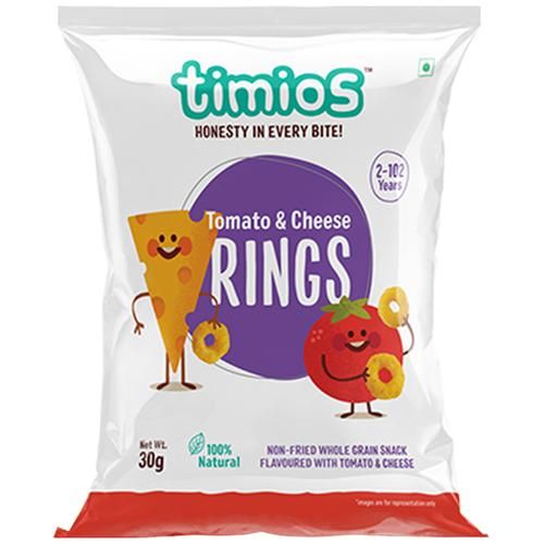 Timios Snacks Rings Tomato & Cheese Image
