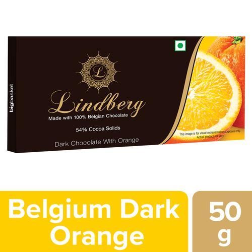 Lindberg Orange Pure Belgian Dark Chocolate Image
