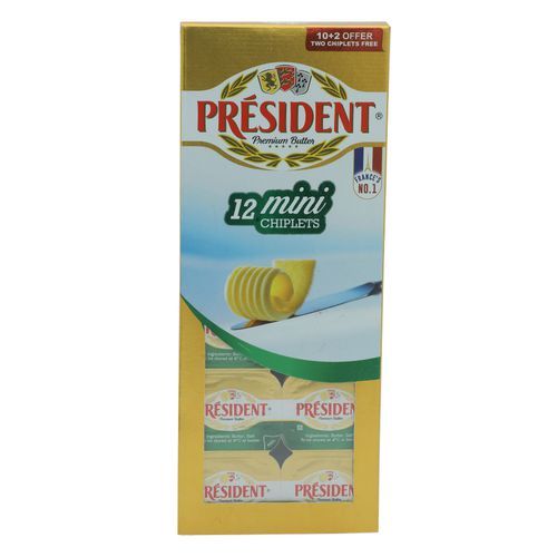 President Premium Butter Salted Chiplets Image