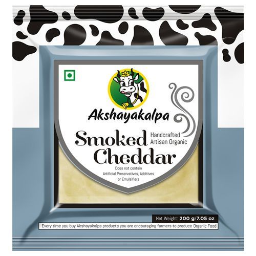 Akshayakalpa Smoked Cheddar Cheese Image