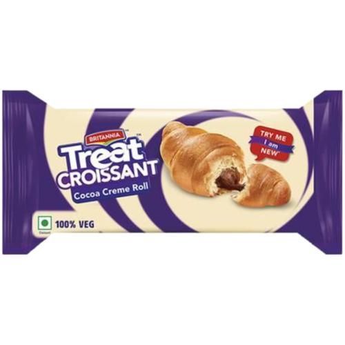 Britannia Treat Croissant Cocoa Creme Roll Image