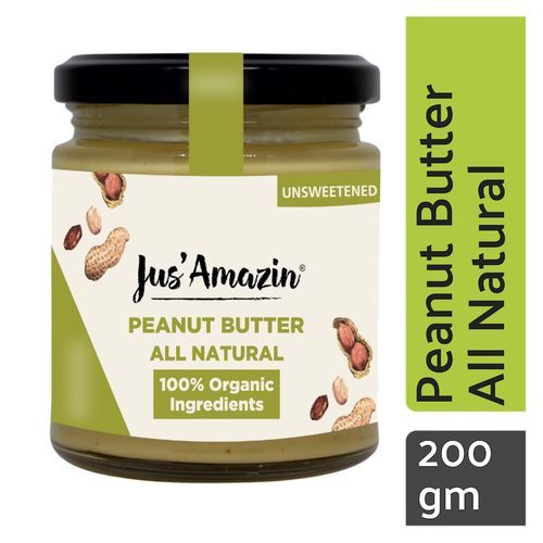 Jus Amazin Organic Peanut Butter Unsweetened Image