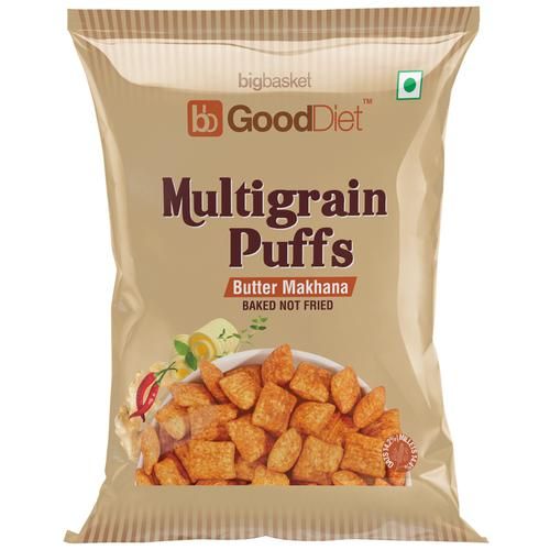 GoodDiet Multi Grain Puffs Butter Makhana Image