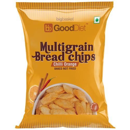 GoodDiet Multigrain Bread Chips Chilli Orange Image