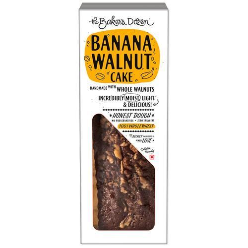 The Bakers Dozen Chocolate Banana Walnut Cake Image
