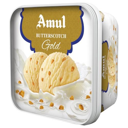 Amul Butterscotch Gold Ice Cream Image