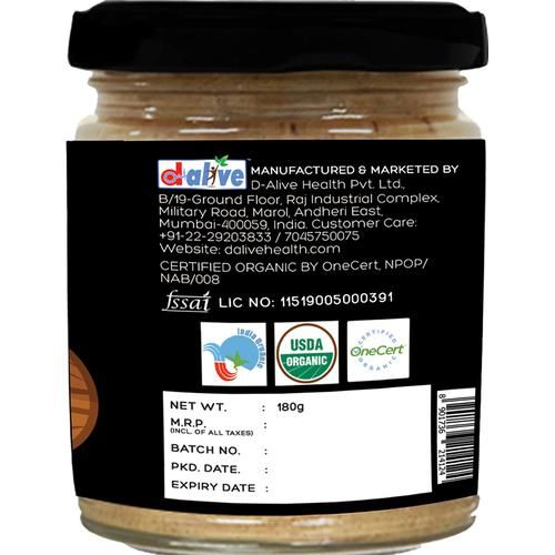 D - Alive Organic Pure Almond Butter Image