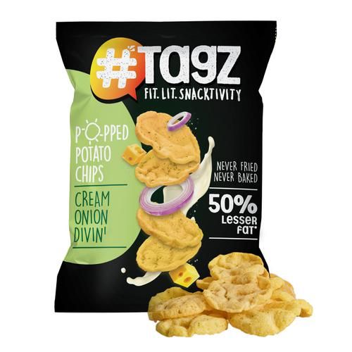 Tagz Potato Chips Cream Onion Divin Image