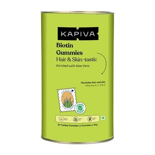 Kapiva Biotin Gummies Enriched With Aloe Vera Image