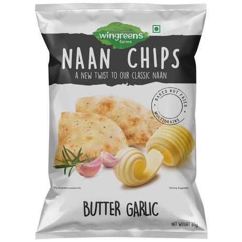 Wingreens Farma Butter Garlic Naan Chips Image