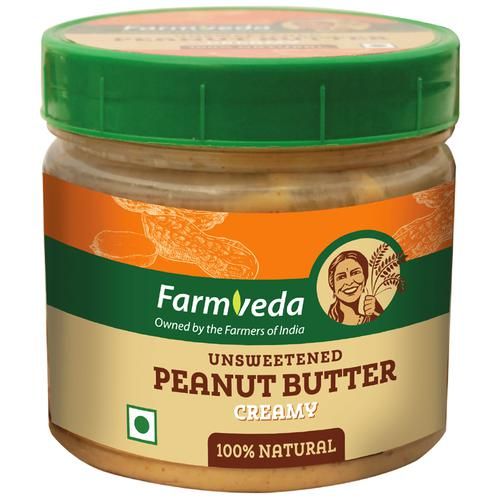 FarmVeda Unsweetened Peanut Butter Creamy Image