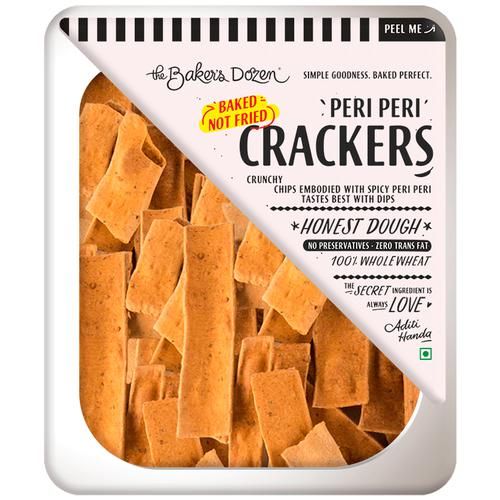 The Baker's Dozen Peri Peri Wholewheat Crackers Image
