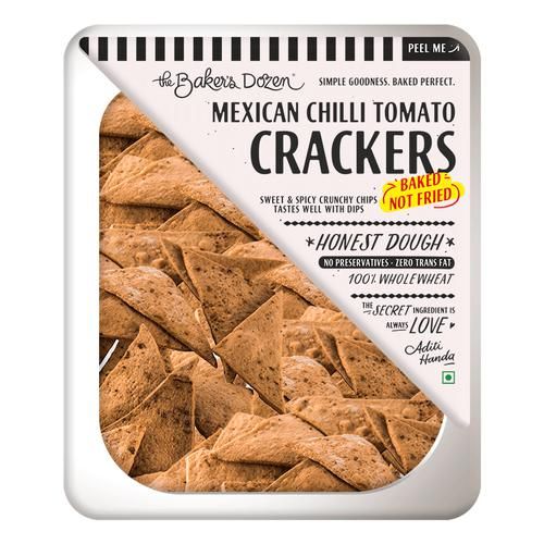 The Baker's Dozen Mexican Chilli Tomato Crackers Image