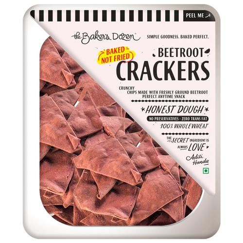 The Baker's Dozen Beetroot Crackers Image