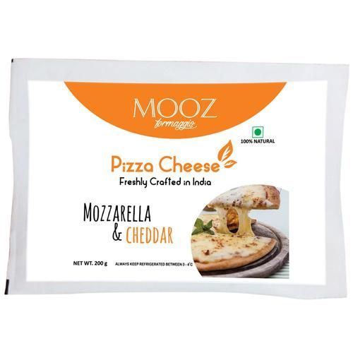 MOOZ Pizza Cheese Mozzarella & Cheddar Image