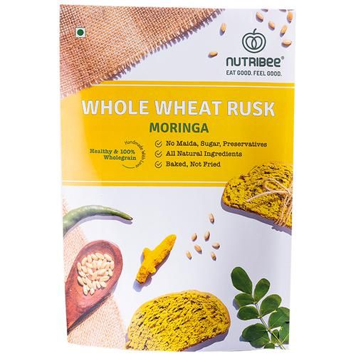 NUtribee Whole Wheat Rusk Moringa Leaf Image