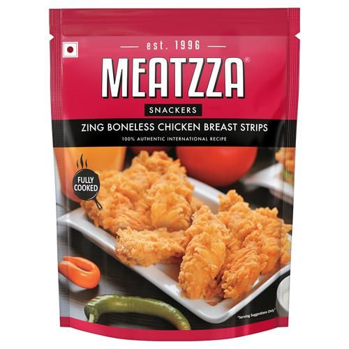 Meatzza Zing Boneless Chicken Breast Strips Image