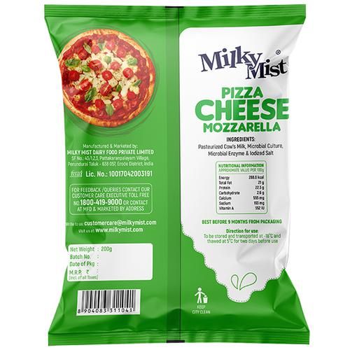 Milky Mist Pizza Cheese Mozzarella Shredded Image