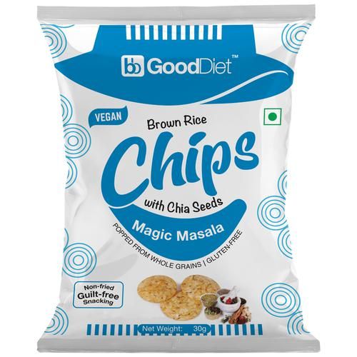 Good Diet Brown Rice Chips With Chia Seeds Image