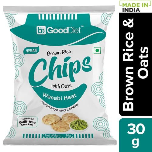 Good Diet Brown Rice Chips With Oats Image