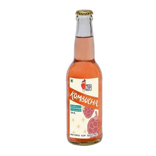 Healthy Gut Kombucha Natural Drink With Raspberry Chamomile Image
