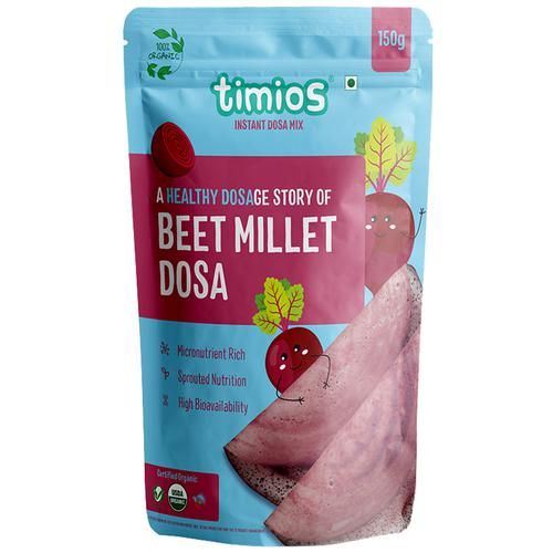 Timios Organic Beetroot Millet Dosa Mix Image