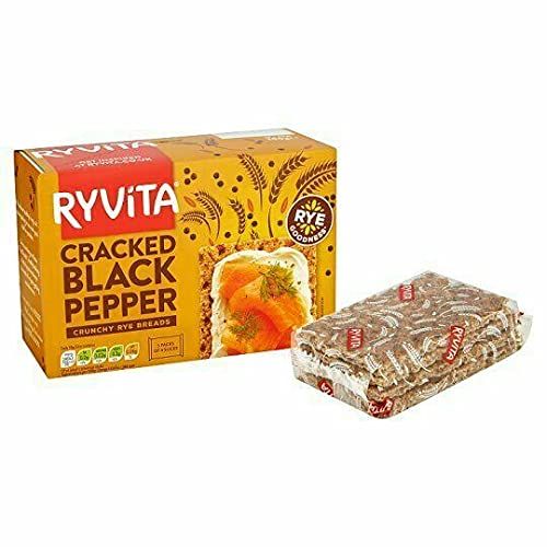 Ryvita Cracked Black Pepper Rye Crispbread Image