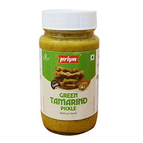 Priya Green Tamarind Pickle Without Garlic Image
