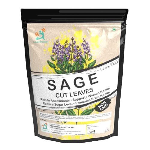 Leanbeing Dried sage leaves for tea Crushed Image