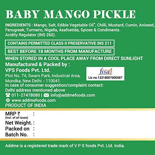 Add Me  Rajasthani Mango Pickle Less Oil Aam ka Achaar Image