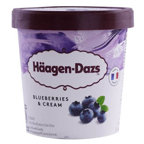 Haagen Dazs Ice Cream Blueberry & Cream Image