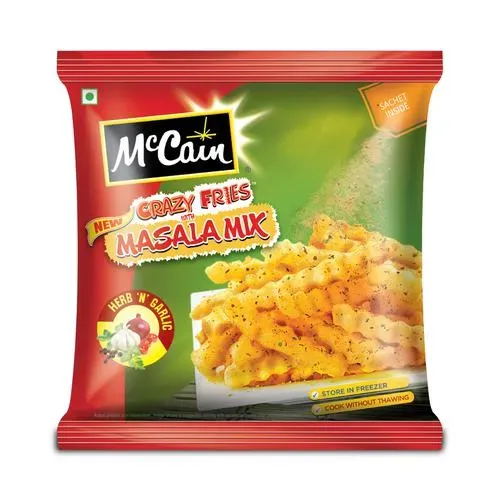 McCain Crazy Fries - Masala Mix, Herb 'N' Garlic Image