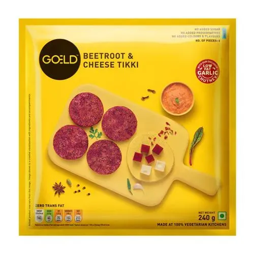 GOELD Beetroot & Cheese Tikki Image