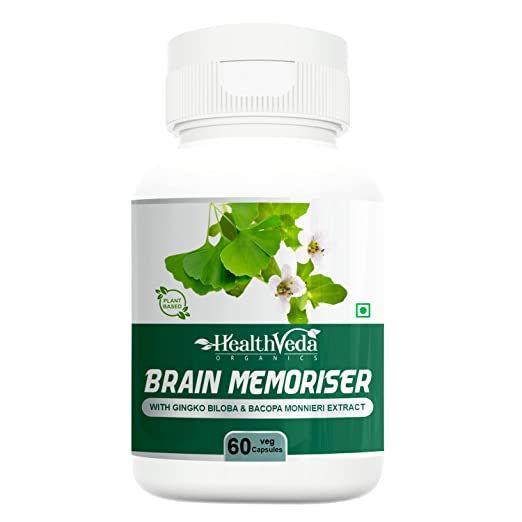 Health Veda Organics Plant Based Brain Memoriser Supplement Image