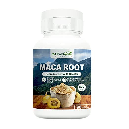 Health Veda Organics Maca Root Capsules Image