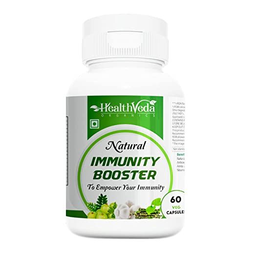 Health Veda Organics Natural Immunity Booster Capsules Image