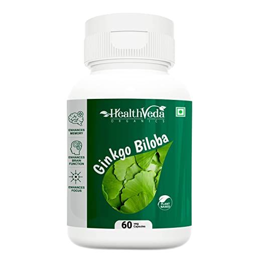 Health Veda Organics Ginkgo Biloba Supplements Image
