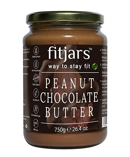 FITJARS Stone Crushed All Natural Peanut Chocolate Butter Image