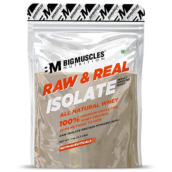 Bigmuscles Nutrition Raw & Real Isolate Organic Whey Protein Image