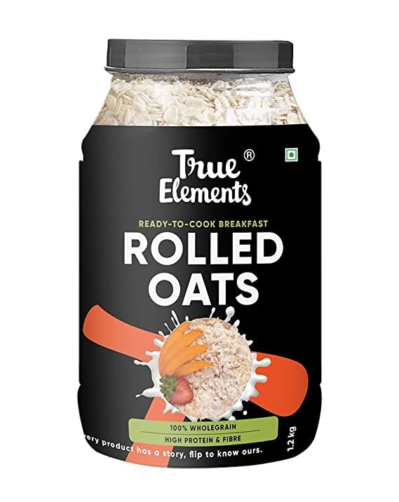 True Elements Rolled Oats With Honey And Almonds Image