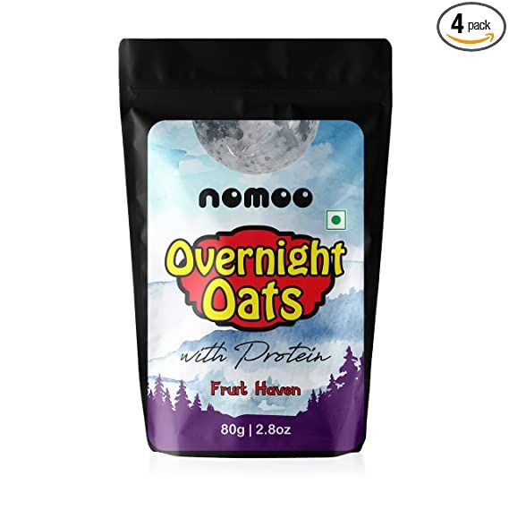 NOMOO Overnight Oats with Protein Fruit Haven Image