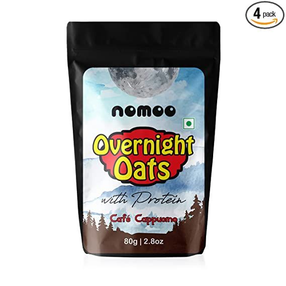NOMOO Overnight Oats with Protein Café Cappucino Image