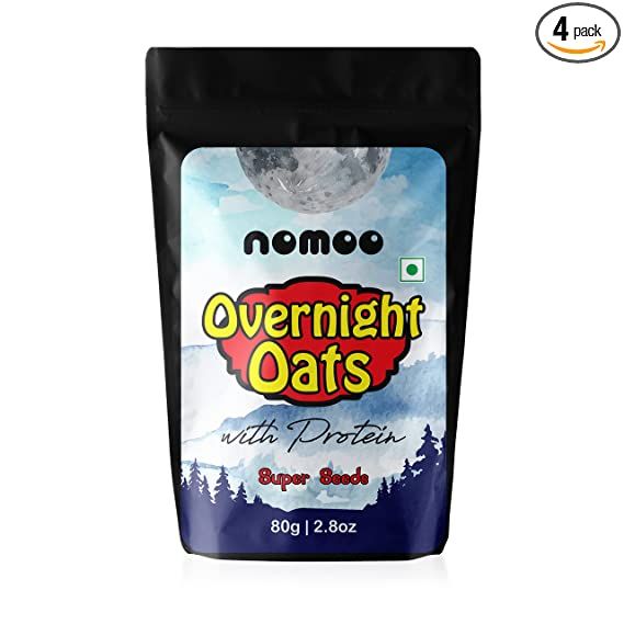 NOMOO Overnight Oats with Protein Super Seeds Image