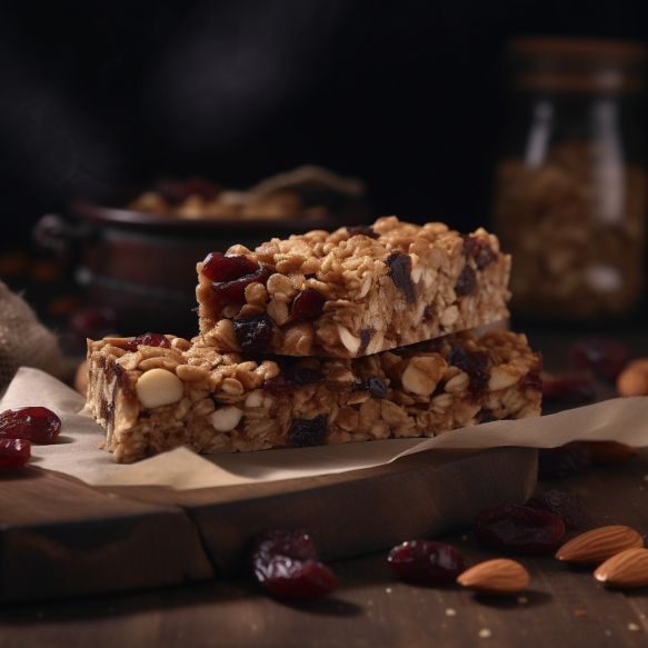 Almond Cranberry Crunch Protein Bars