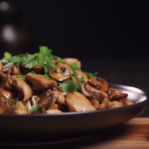 Cantonese-Style Chicken And Mushroom Stir-Fry