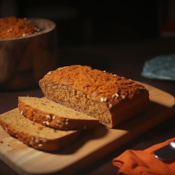 Carrot And Oats Whole Wheat Bread