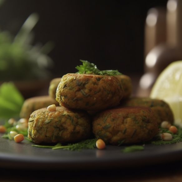 Chickpea and Broad Bean Falafel